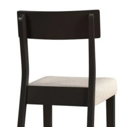 Hillsdale Furniture Knolle Park Wood Counter Height Stool, Set Of 2, Black - 38.5H X 19W X 23.75D - Black And Taupe - Counter Height -Elegance Barware e6ad2621 097d 4b24 b47c 18a5df0b103f