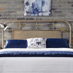 Liberty Vintage Series Distressed Queen Metal Headboard - Black -Elegance Barware e71af069 c4de 4d2c b0b2 4b0105f67633