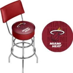 NBA Swivel Bar Stool With Back - City - 20" X 20" X 41.75" - Philadelphia 76ers -Elegance Barware ea273649 4f9a 48de bddd 0a50109a8390