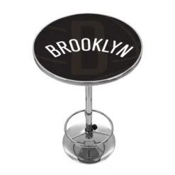 NBA Chrome Pub Table - Fade - 31"H - Boston Celtics -Elegance Barware ea2cd31d 1b16 45b6 87cb a86e3e32d3d4