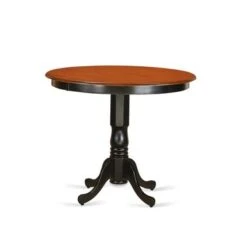 East West Furniture - Rubberwood Counter-height Pub Set - A Table And Counter Height Chairs (Color Options Available) - TRQU3-BLK-W -Elegance Barware edcc563b e963 49da a5d1 bafbd182e3aa