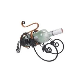 On The Vine Embellished Metal Carriage Wine Holder - Multi -Elegance Barware edd06b15 50b2 4b64 801a 8966ff0d1038