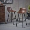 Dax 30-inch Faux Leather Barstool (Set Of 2) By Christopher Knight Home - Set Of 2 - Bar Height -Elegance Barware ee949680 e0b2 4cd8 9871 8ca21803c7f4