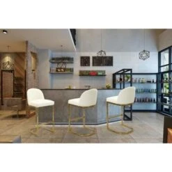 Silver Orchid Boardman PU Leather Bar Stool/Counter Stool Chair - Navy - Bar Height -Elegance Barware f5a7196e 75c4 43f9 91dc 3bcd6f180a57