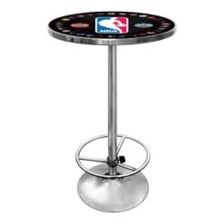 Official NBA Chrome Pub Table - Oklahoma City Thunder Nba Chrome Pub Table -Elegance Barware f715dedd f160 4182 8aa0 0ba1d4a0191e