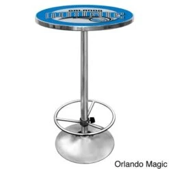 NBA Chrome Pub Table - Brooklyn Nets NBA Chrome Pub Table -Elegance Barware f7fce546 8ade 44bc b1c1 fd59ce389319