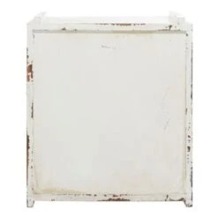 Wood Farmhouse Wine Rack 16 X 14 X 13 - 14 X 13 X 16 - White -Elegance Barware f81d6db1 7904 434e a50c 032e181c8735