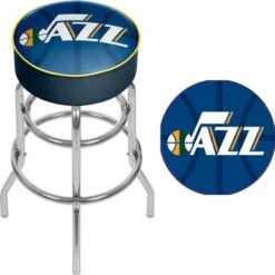 NBA Padded Swivel Bar Stool - Fade - 20" X 20" X 31" - Portland Trail Blazers -Elegance Barware f88d9e1a df6b 4b98 aa97 a28f16e09e19