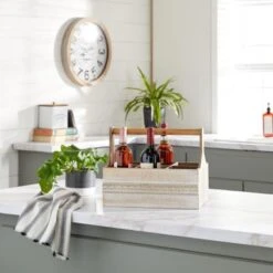 Brown Wood Bohemian Wine Holder 12 X 15 X 10 - 15 X 10 X 12 - 15 X 10 X 12 - Brown