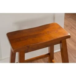 Ernlee Saddle Counter Stool Honey Brown -Elegance Barware f921da1d e4ec 489d 9096 47523ff29c53