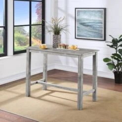 The Gray Barn Kaess Pub Height Dining Table - Barnwood -Elegance Barware fa79723b f1cb 4816 a69d a60374845767