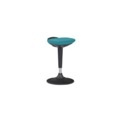Rye Studio Fabric Seat Ergonomic Swivel Standing Stool - Teal -Elegance Barware fad26ec7 4544 4cb2 beab ac9bc33a378f