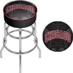 NBA Padded Swivel Bar Stool - Fade - 20" X 20" X 31" - Memphis Grizzlies -Elegance Barware fb4547c4 5e4d 4a3b 9377 d22a23b994ad