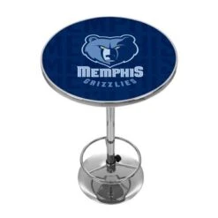 NBA Chrome Pub Table - City - Los Angeles Lakers -Elegance Barware fb61bf82 0c33 4fd8 be3d a0fc9ea3fe9a