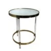 Weston Gold Round Accent Table - Gold