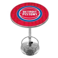 NBA Chrome Pub Table - City - Atlanta Hawks -Elegance Barware fd709b0c 772d 4677 8ab1 4aab948b1855