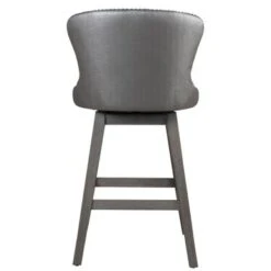 Hillsdale Furniture Rosabella Wood Swivel Stool - Wirebrush Gray - Counter Height -Elegance Barware ffccd677 ad2e 445d 988c dad350ec8f60